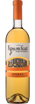 Вино белое полусладкое «Крымский погребок Мускат»