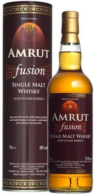 Виски «Amrut Fusion Indian Single Malt Whisky» в тубе