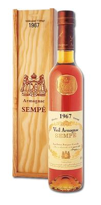 Арманьяк «Sempe Vieil Armagnac» 1967 г. в подарочной упаковке