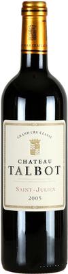 Вино красное сухое «Chateau Talbot St-Julien 4-me Grand Cru» 2005 г.
