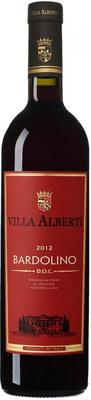 Вино красное сухое «Villa Alberti Bardolino» 2014 г.