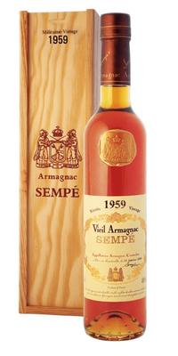 Арманьяк «Vieil Armagnac Sempe» 1959 г. в подарочной упаковке