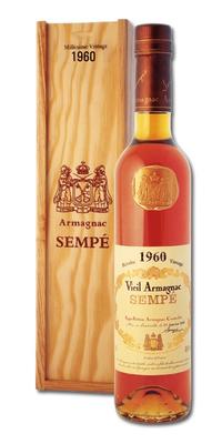 Арманьяк «Vieil Armagnac Sempe» 1960 г. в подарочной упаковке