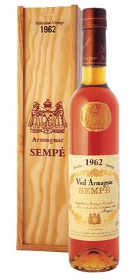 Арманьяк «Vieil Armagnac Sempe» 1962 г. в подарочной упаковке