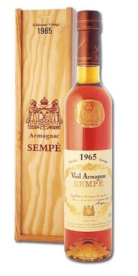 Арманьяк «Vieil Armagnac Sempe» 1965 г. в подарочной упаковке