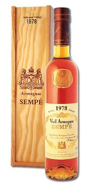 Арманьяк «Vieil Armagnac Sempe» 1978 г. в подарочной упаковке