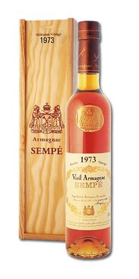 Арманьяк «Vieil Armagnac Sempe» 1973 г. в подарочной упаковке