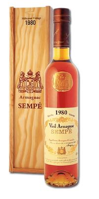 Арманьяк «Vieil Armagnac Sempe» 1980 г. в подарочной упаковке