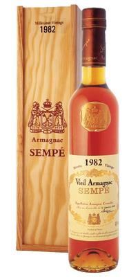 Арманьяк «Vieil Armagnac Sempe» 1982 г. в подарочной упаковке
