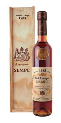 Арманьяк «Vieil Armagnac Sempe» 1983 г. в подарочной упаковке