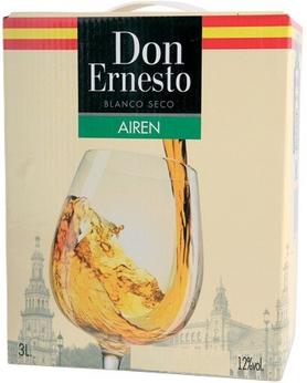 Вино белое сухое «Don Ernesto Airen BiB (Tetra Pak)»
