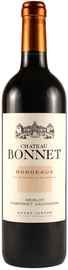 Вино красное сухое «Chateau Bonnet Bordeaux» 2010 г.