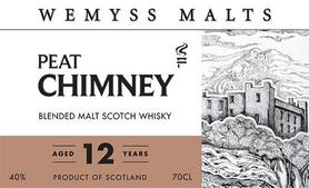 Виски шотландский «Peat Chimney 12 years» в подарочной упаковке