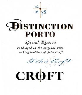 Портвейн сладкий «Croft Distinction Special Reserve»