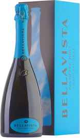 Вино игристое белое брют «Bellavista Franciacorta Gran Cuvee Pas Opere» 2007 г. в подарочной упаковке