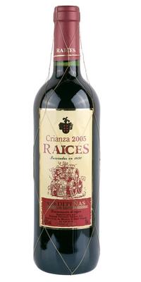 Вино красное сухое «Raices Crianza» 2005 г.