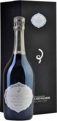 Вино игристое белое брют «Billecart-Salmon Brut Blanc de Blancs» 2004 г. в подарочной упаковке