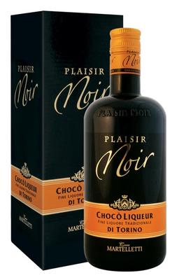 Ликер «Plaisir Noir Choco Liqueur» в подарочной упаковке