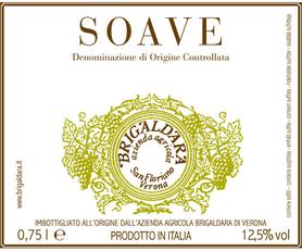 Вино белое сухое «Brigaldara Soave» 2014 г.