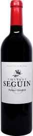 Вино красное сухое «Chateau Seguin Pessac-Leognan» 2012 г.