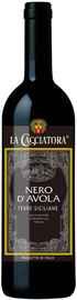 Вино красное сухое «La Cacciatora Nero d'Avola Terre Siciliane» 2015 г.