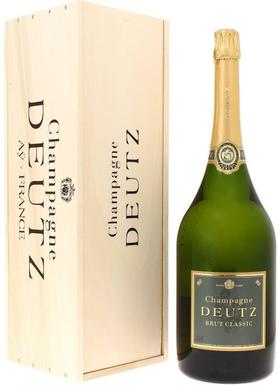Шампанское белое брют «Deutz Brut Classic» 1995 г., в подарочном деревянном футляре