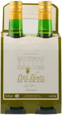 Вино белое сухое «Paul Sapin Petit Theatre Mise en Scene» подарочный набор из 4-х бутылок