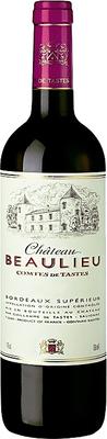 Вино красное сухое «Chateau Beaulieu Bordeaux Superieur» 2012 г.