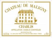 Вино белое сухое «Chablis Chateau de Maligny» 2015 г.