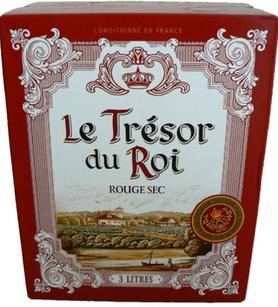 Вино столовое красное сухое «Le Tresor du Roi, 3 л»