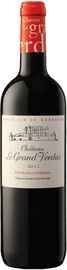 Вино красное сухое «Chateau Le Grand Verdus» 2012 г. с защищенным географическим указанием