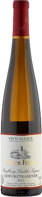 Вино белое полусладкое «Meyer-Fonne Gewurztraminer Dorfburg Grand Cru Vieilles Vignes» 2012 г. с защищенным географическим указанием