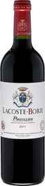 Вино красное сухое «Lacoste-Borie» 2011 г.