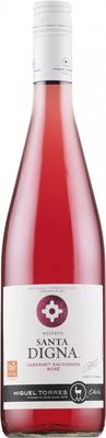 Вино розовое полусухое «Santa Digna Cabernet Sauvignon» 2015 г.