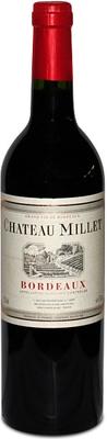 Вино красное сухое «Chateau Millet Bordeaux» 2012 г.