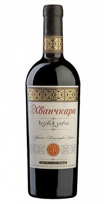 Вино красное полусладкое «Дом Грузинского Вина Хванчкара, 0.75 л» с защищенным географическим указанием