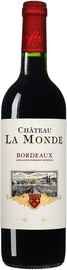 Вино красное сухое «Chateau La Monde Bordeaux» 2012 г.