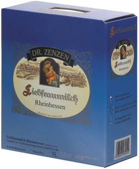 Вино белое полусладкое «Dr. Zenzen  Liebfraumilch Rheinhessen, 3 л»