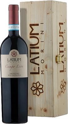 Вино красное сухое «Latium Morini Campo Leon Amarone della Valpolicella» 2009 г. с защищенным географическим указанием в подарочной упаковке