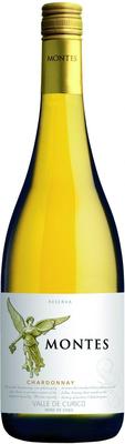 Вино белое сухое «Montes Reserva Chardonnay» 2015 г.