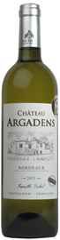Вино белое сухое «Chateau Argadens Blanc» 2013 г. с защищенным географическим указанием