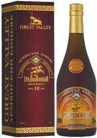 Коньяк армянский «Great Valley Traditional 10 Years Old, 0.7 л» в подарочной упаковке