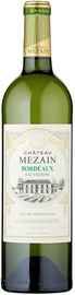 Вино белое сухое «Chateau Mezain Bordeaux» 2014 г.