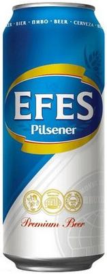 Пиво «Efes Pilsener» в жестяной банке