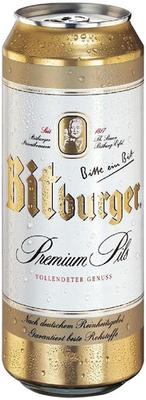 Пиво «Bitburger Premium Pils» в жестяной банке