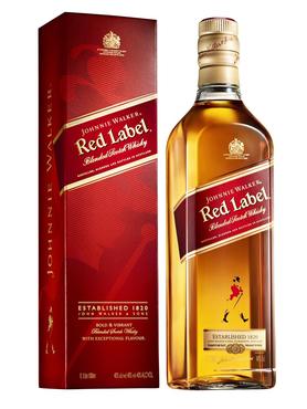Виски шотландский «Johnnie Walker Red Label» в подарочной упаковке