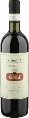 Вино красное сухое «Coli Chianti Riserva» 2010 г.