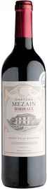Вино красное сухое «Chateau Mezain Bordeaux» 2014 г.
