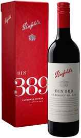 Вино красное сухое «Penfolds Bin 389 Cabernet Shiraz» 2013 г. в подарочной упаковке