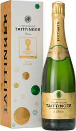 Шампанское белое брют «Taittinger Brut Reserve FIFA» в подарочной упаковке